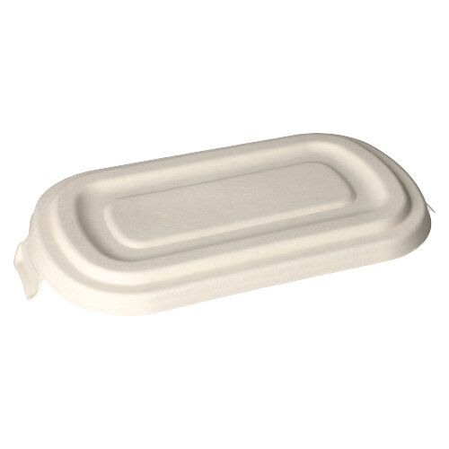 Deckel, Zuckerrohr "pure" 13,9 x 26,9 cm weiß, VPE= 500 Stück (10x 50)