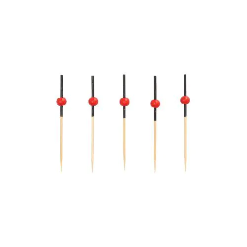 Fingerfood-Picker 7 cm "Red Pearl", VPE= 600 Stück (15x 40)
