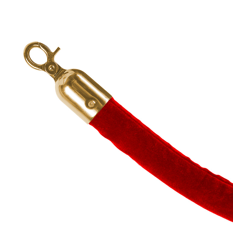 Absperrkordel Gold, 1500 mm (Schwarz, Blau, Bronze, Rot)