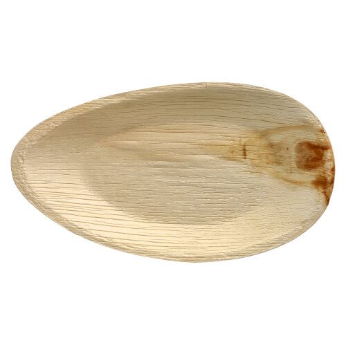 Palmblatt Schalen oval "pure" 18 x 32 cm, VPE= 100 Stück (4 x 25)