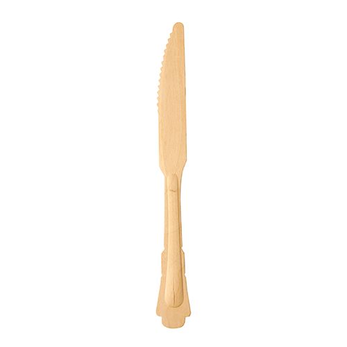Holzmesser "pure" 20,5 cm natur "Vintage", VPE= 500 Stück (10x 50)