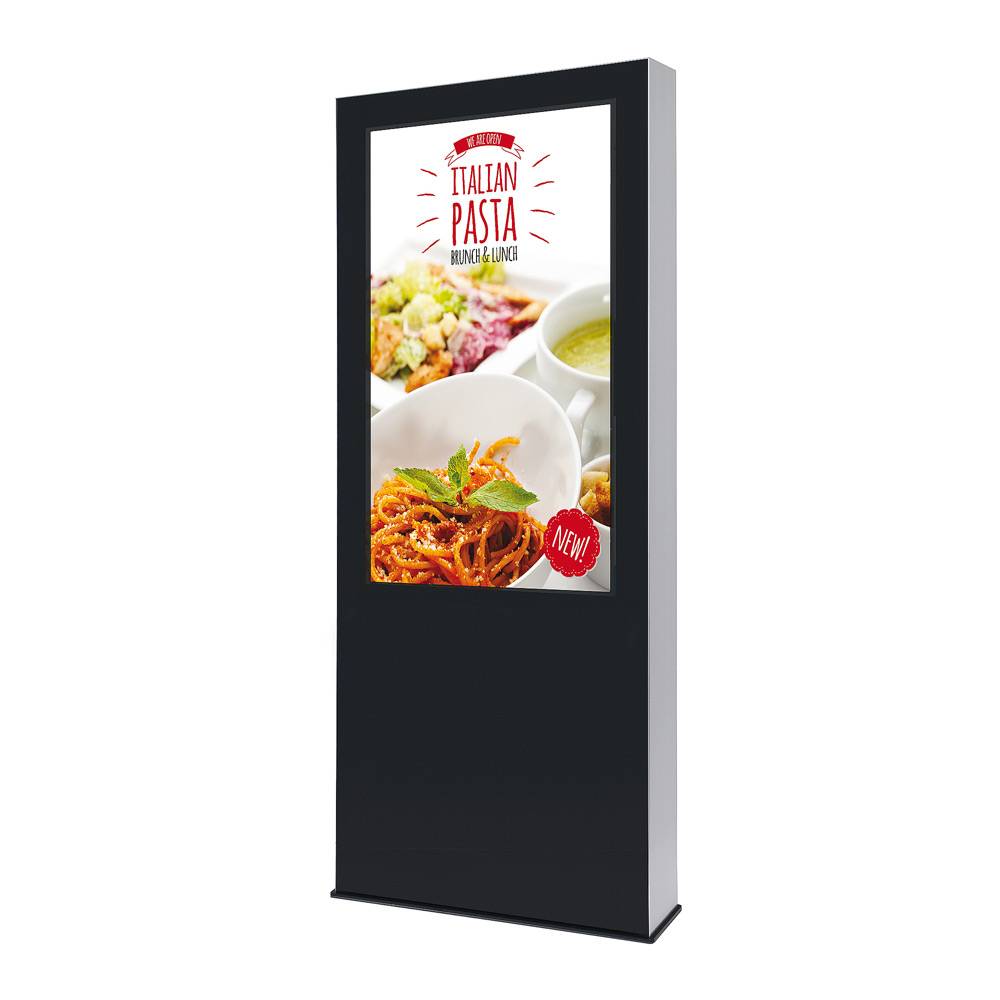 Digitale Outdoor Stele Mit 55" Samsung-Bildschirm