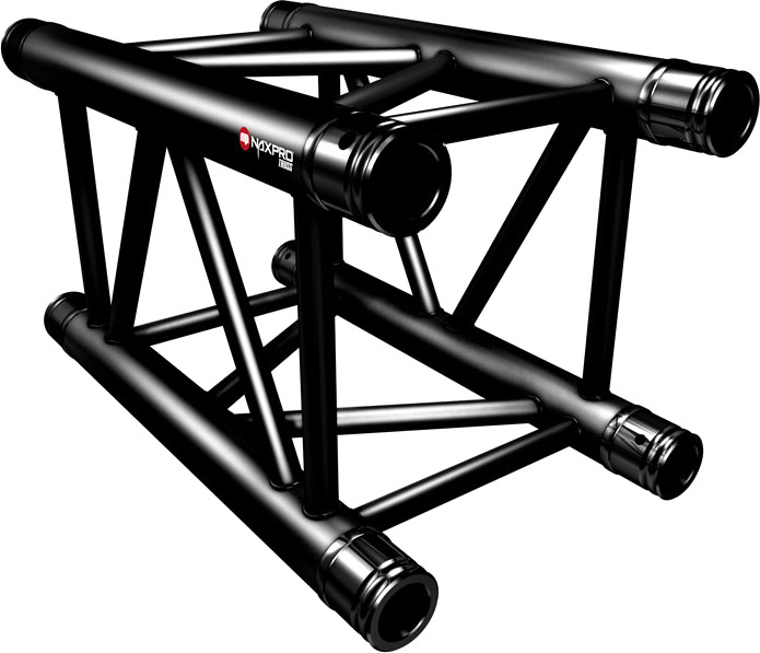 Naxpro-Truss FD 34 Strecke 50 cm RAL9005 - Schwarz - Seidenmatt