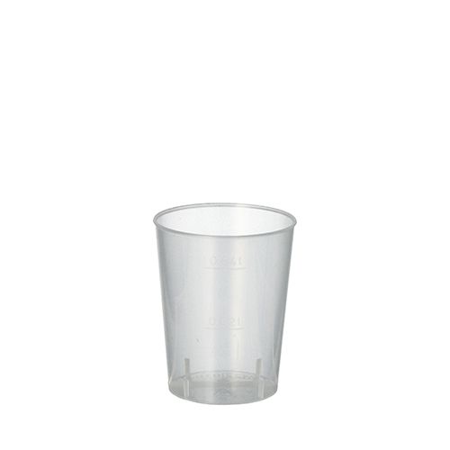Mehrweg-Schnapsgläser PP 4 cl Ø 4,3 cm x 5,2 cm unzerbrechlich, VPE= 2000 Stück (40x 50)
