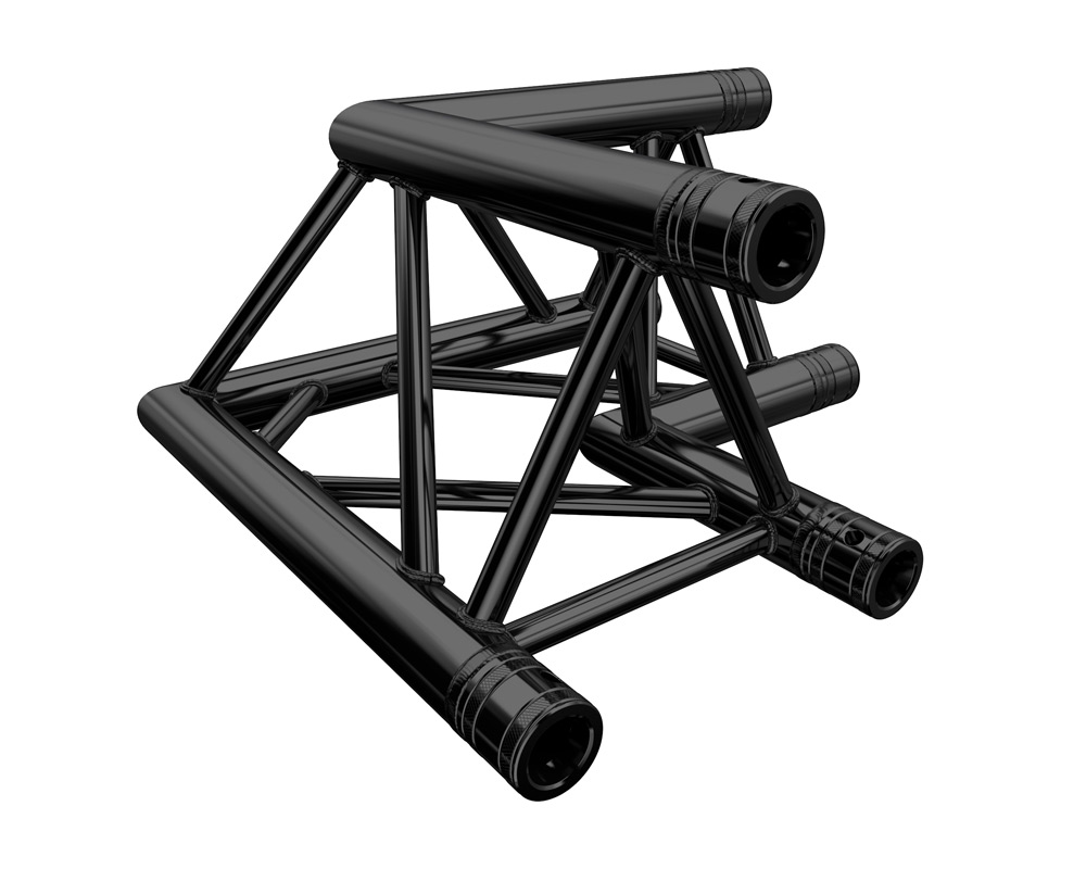 F33 Traverse 2-Weg Ecke C21 90° stage black