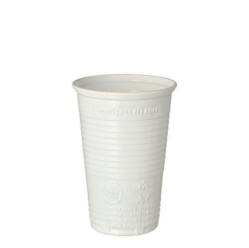 Plastikbecher (PP), 0,2 l weiß, VPE= 600 Stück (24x25)