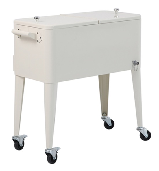 Icy Kühlbox auf Rädern – Beige