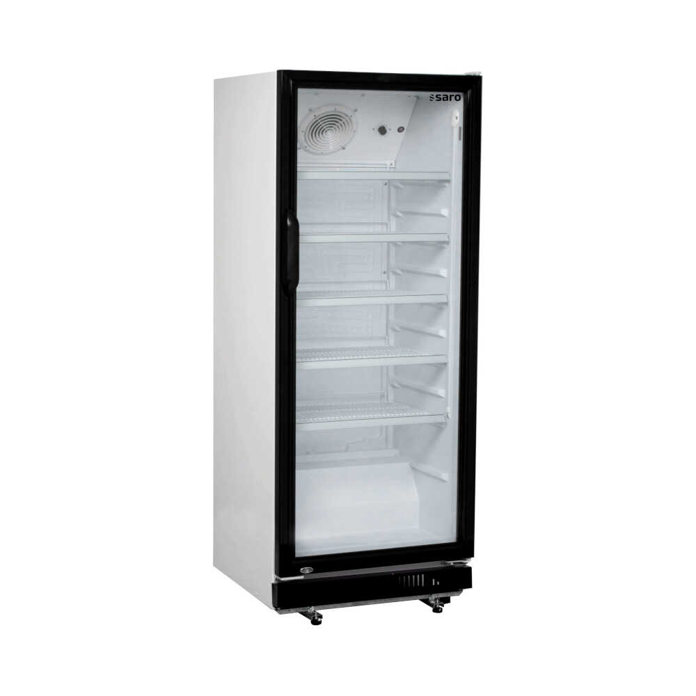 Saro Getränkekühlschrank mit Glastür GTK 310, 310 Liter, 0/+10°C, 620 x 635 x 1562mm