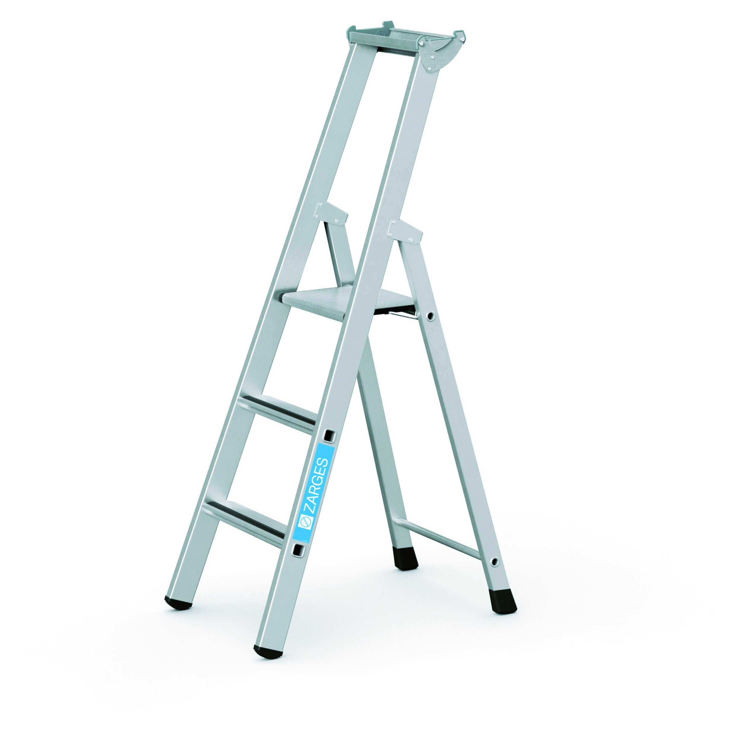 Zarges Saferstep S - Gebördelte Stufen-Stehleiter