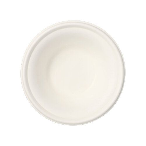 Zuckerrohr Teller "pure", rund, 380 ml 15,5 cm weiß, VPE= 120 Stück (10x 12)