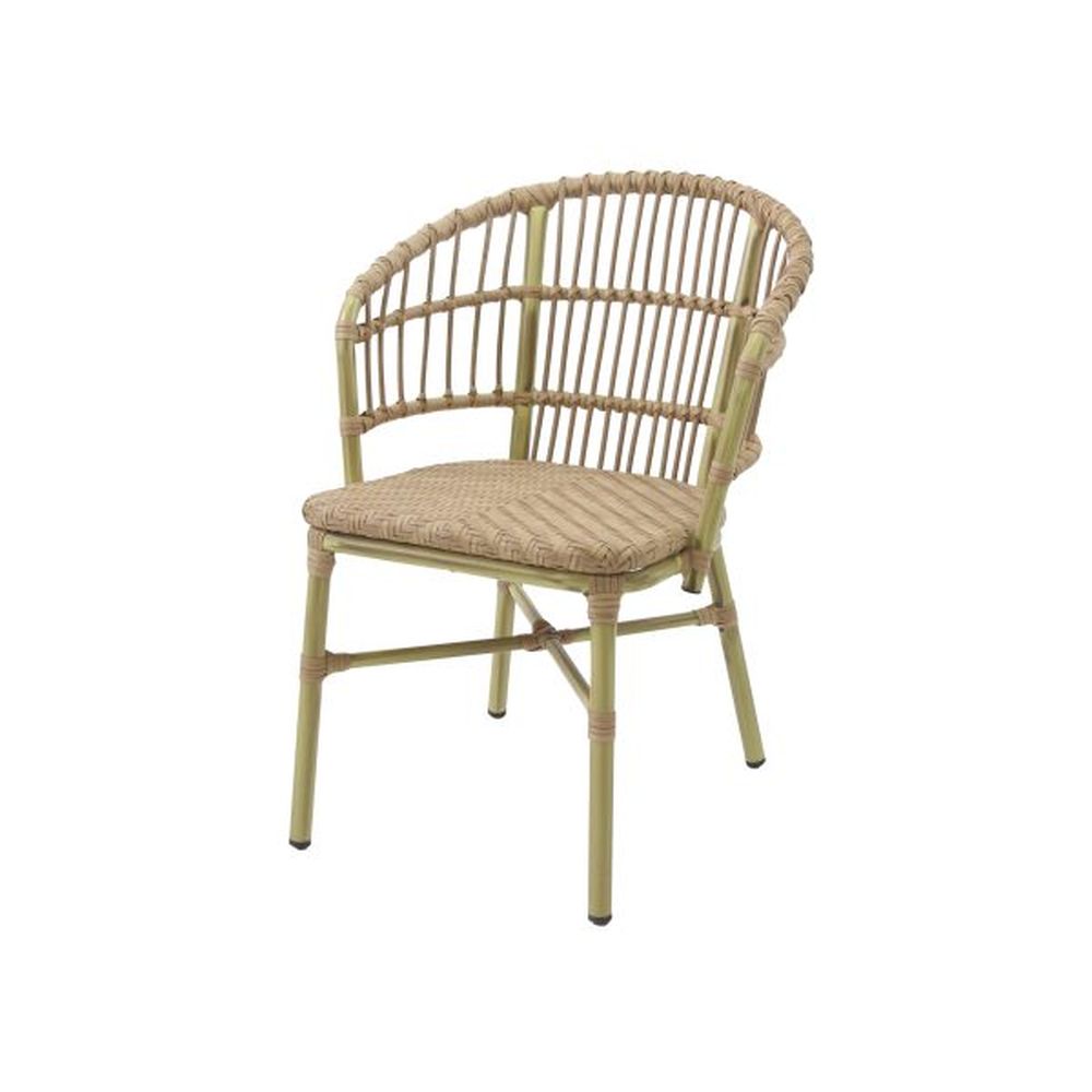 Cornet Bistrostuhl Rattan – Bambus-Natur
