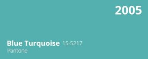Blue Turquoise - Pantone Farbe des Jahres 2005