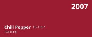 Chili Pepper - Pantone Farbe des Jahres 2007