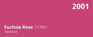 Fuchsia Rose - Pantone Farbe des Jahres 2001