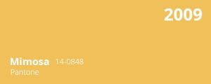 Mimosa - Pantone Farbe des Jahres 2009