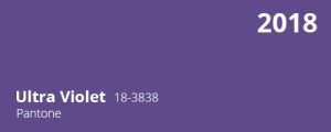 Ultra Violet - Pantone Farbe des Jahres 2018